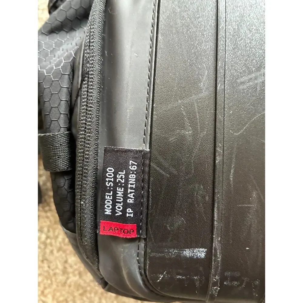 Pelican S100 25L Sport Elite Laptop Backpack, Black 9”x11.5”x18” Used